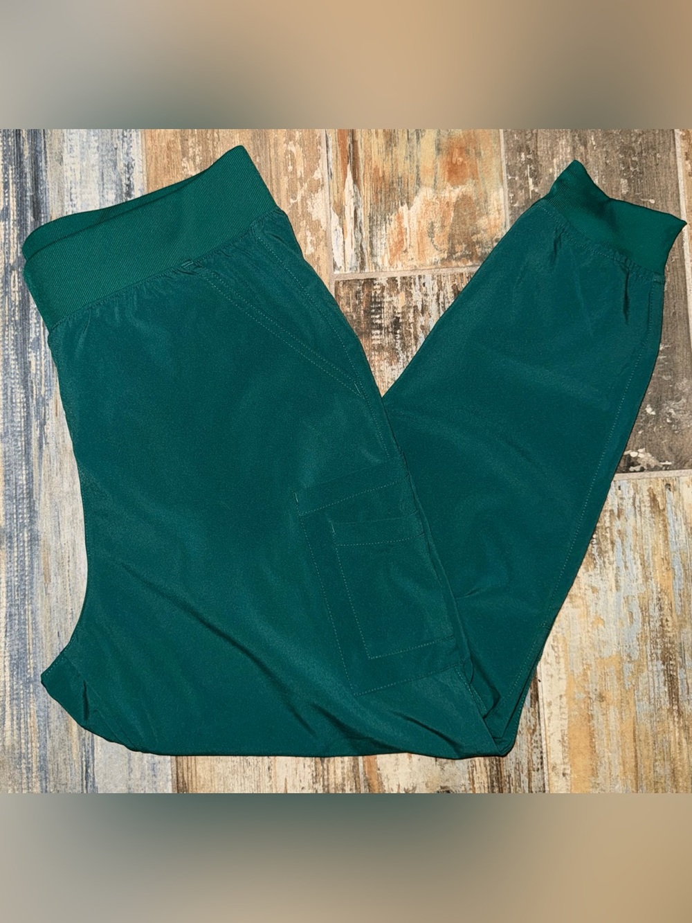 #0045 Women’s Easy Stretch Mila Jogger Scrub Pants - Teal L